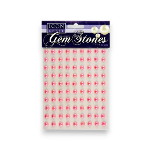 Picture of ICON CRAFT GEM STONES PEARL PINK - 56 PIECES